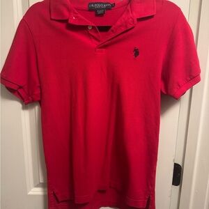U.S. Polo Assn. Vibrant Red Polo Shirt